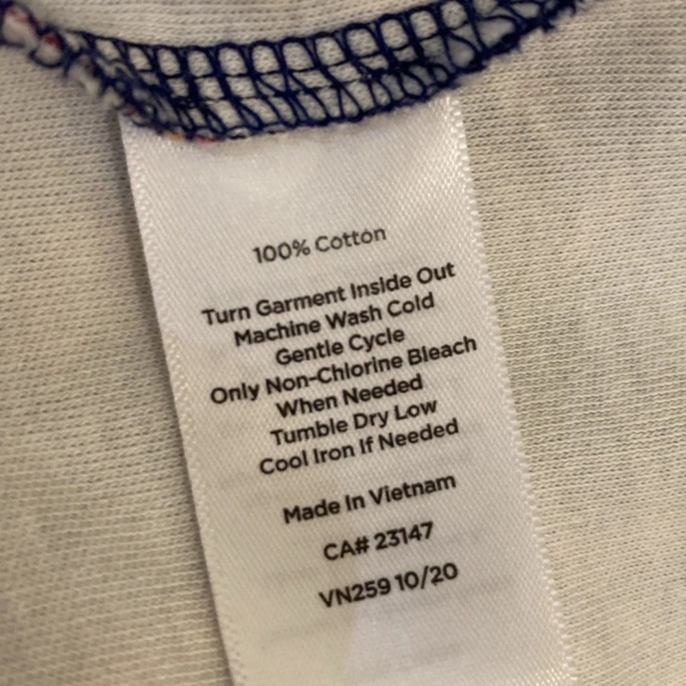 Talbots Navy Blue Paisley Jersey Shift Dress Medium - Picture 7 of 9